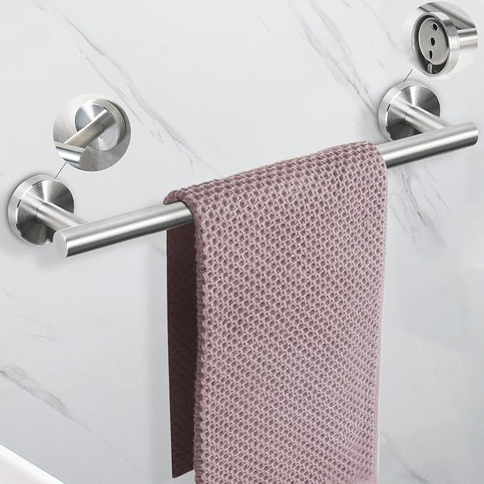 NearMoon Bathroom Hardware Set SUS 304 Thicken Stainless Steel-Towel Bar Set - Image 2