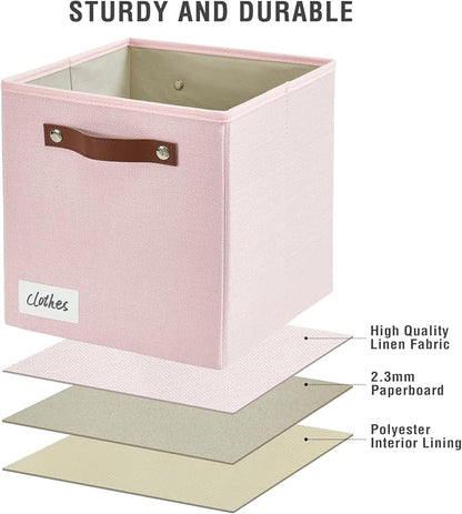 Collapsible Fabric Storage Cube Bins - Image 5