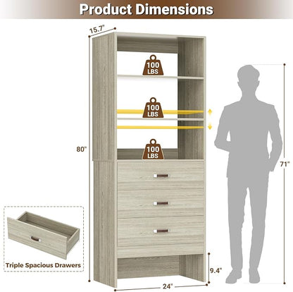 Armocity Freestanding 2FT Closet System - Image 3