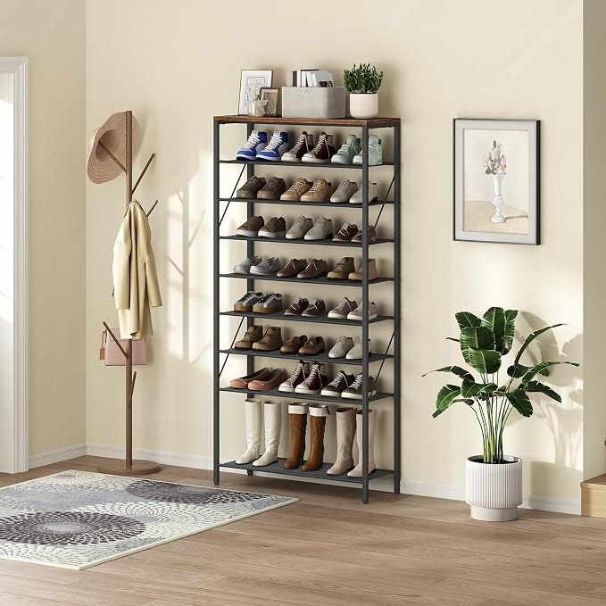 MAHANCRIS 10 Tier Shoe Rack Organizer - Image 9