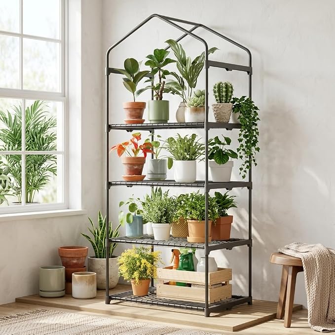 Superlele Mini Greenhouse, Plant Stand - Image 2