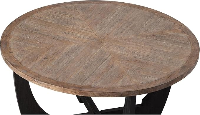 COZAYH Rustic Farmhouse Coffee Table - Image 8