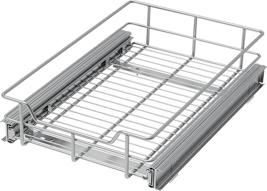 Pull Out Cabinet Organizer 14" W X 17" D, Slide Out Drawers by STORKING