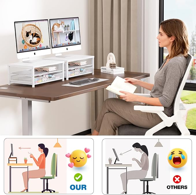 OPNICE Computer Monitor Stand Riser, Desk Organizers and Accessories - Image 6