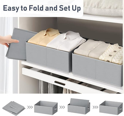 DIMJ Closet Storage Bins 8 Pack - Image 5