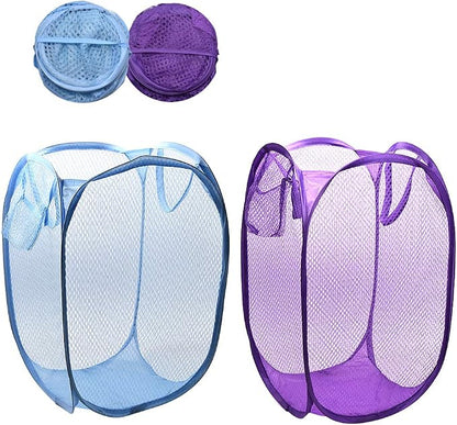 RZJZGZ Foldable Pop-Up Mesh Laundry Hamper by RZJZGZ