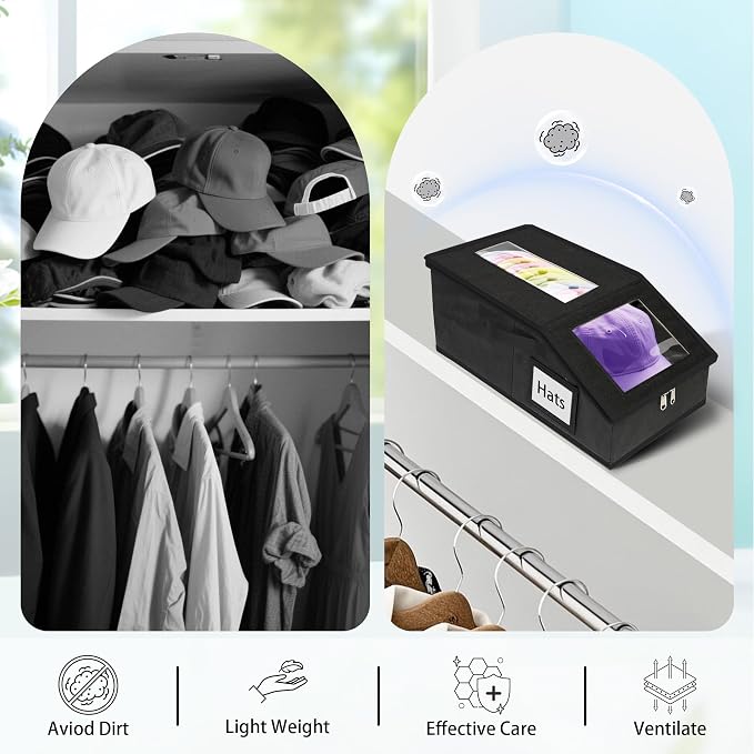 Stackable Hat Storage for Baseball Caps, Holds up to 30 Caps - Image 5