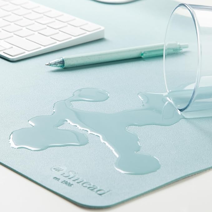 Smead Desk Pad, Vegan Leather Desk Mat - Image 5