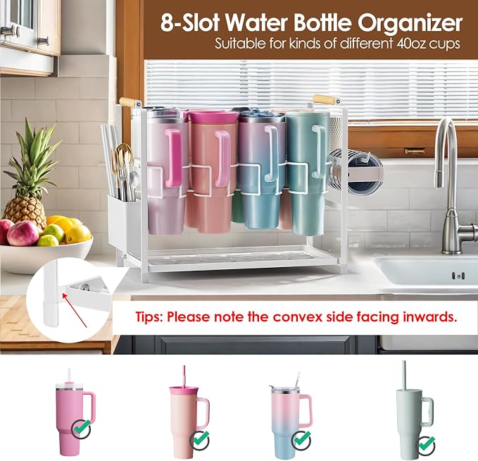 Housolution Water Bottle Organizer Drying Rack - Image 2