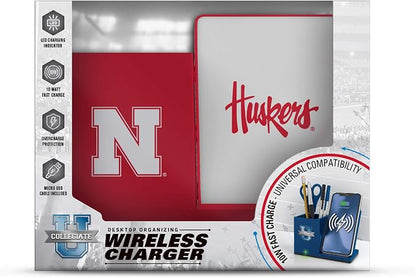 SOAR NCAA Unisex Cell Phone Wireless Charging Stand and Desktop Organizer - Image 3