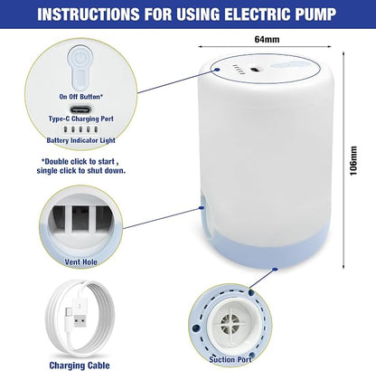 HIBAG Travel Vacuum Bags with Electric Pump - Image 3