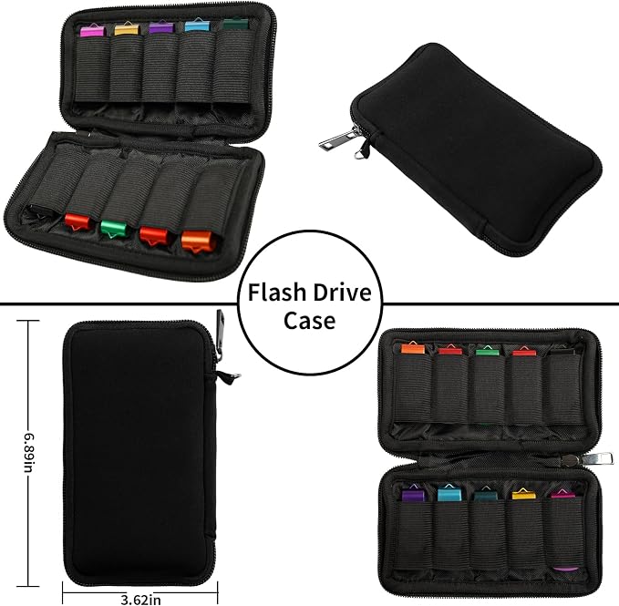 Flash Drive Case, USB Drive Holder, Storage Bag - Image 6