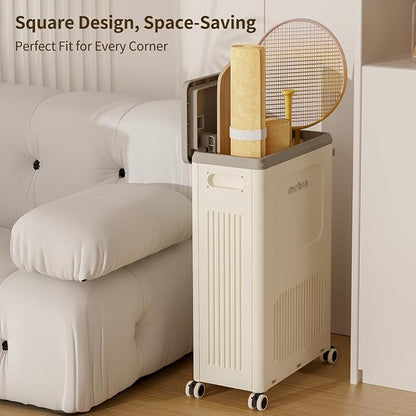 Mrbin Slim Plastic Storage Bins - Image 3