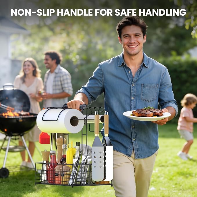 Grill Caddy for Outdoor Grill - Image 2