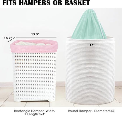 2 Pack Large Mesh Laundry Bag, Heavy Duty Laundry Bags - Image 4