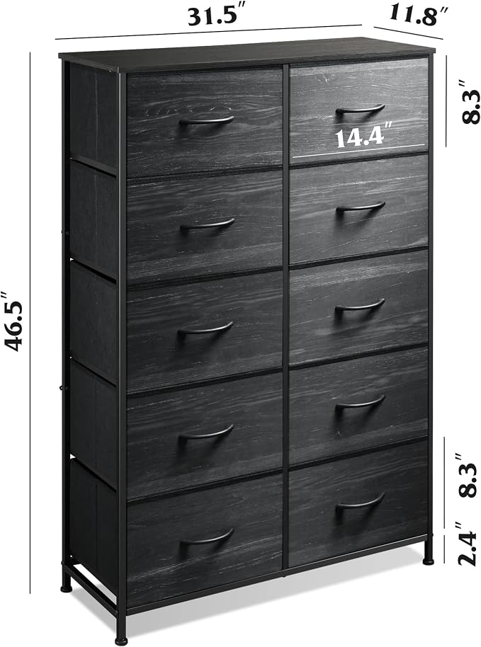 WLIVE Tall Dresser for Bedroom - Image 3