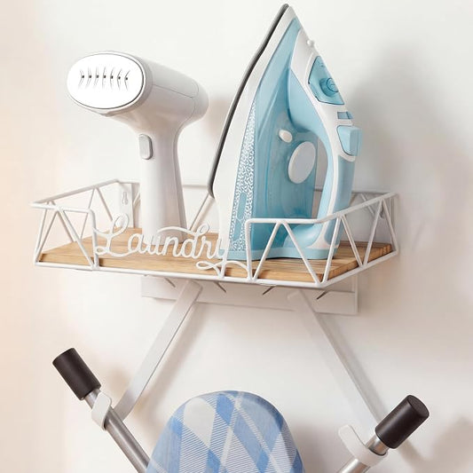 PERFNIQUE Ironing Board Holder, Iron Board Wall Mount, Ironing Board Hanger by PERFNIQUE