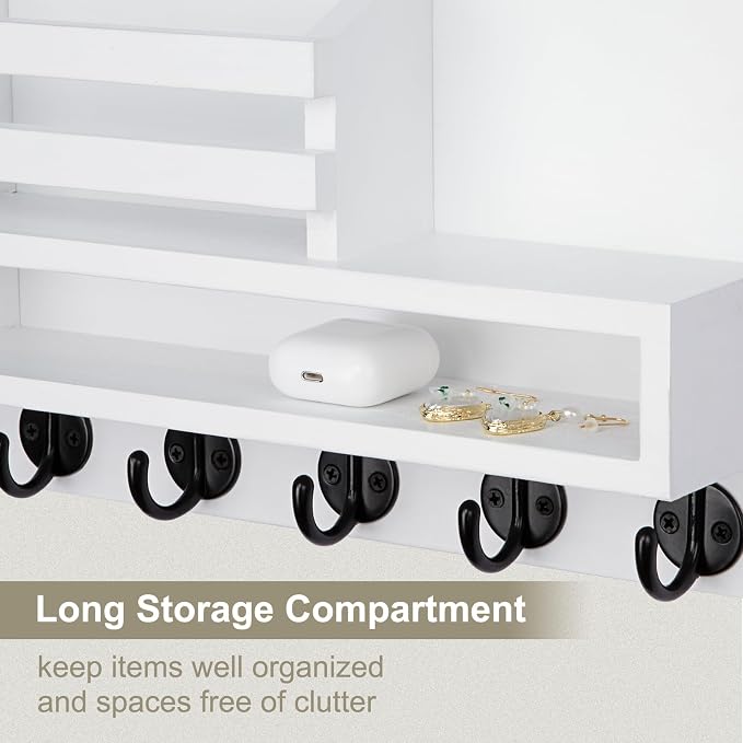 Key and Mail Holder Wall Mount, Key Hanger - Image 4