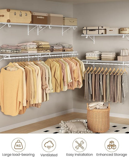 4-Pack Wire Closet Shelving - Image 3