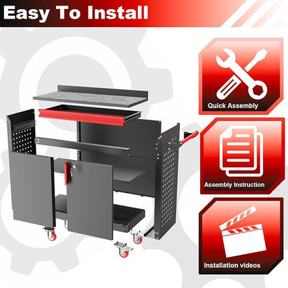 Metal Garage Storage Cabinet - Image 6