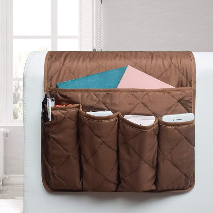 MDSTOP 5 Pockets Remote Control Holder, Magazine Rack, Space Saver Organizer - Image 6