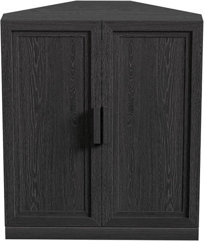 Casaphoria Farmhouse Corner Cabinet, Wooden Corner Storage Cabinet - Image 7