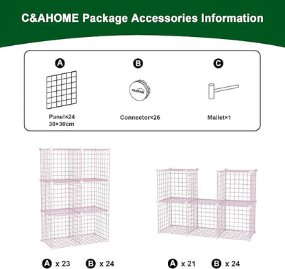C&AHOME Wire Cube Storage, 6 - Image 7