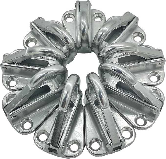 soujkooy 4 Pcs Fender Hanger Strong 316 Stainless Steel Safety Heavy Hook - Image 6