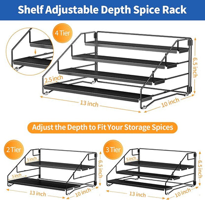 4 Tier Spice Rack Organzier, Spice Rack - Image 5