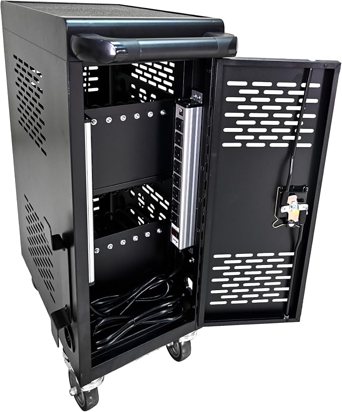 16 Device Charging Cart for Laptop Up to 16.3-inch Screen, Mobile Charging - Image 2