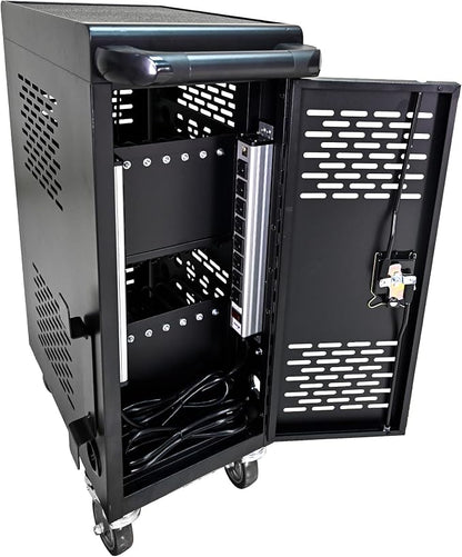 16 Device Charging Cart for Laptop Up to 16.3-inch Screen, Mobile Charging - Image 2