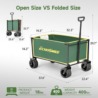 EchoSmile Collapsible Wagon Cart - Image 2