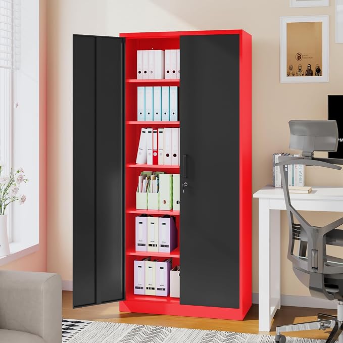 6 Tier Garage Storage Cabinet - Image 8