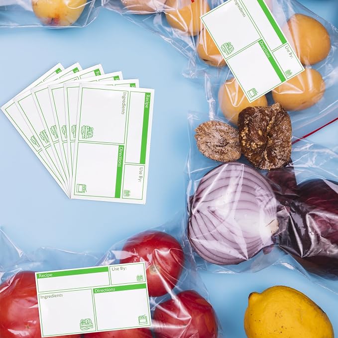 100pcs Labels for Freezer Bags Freezer Meal Labels - Image 8