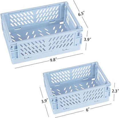 Tixill 2-Pack Mini Foldable Plastic Baskets - Image 2