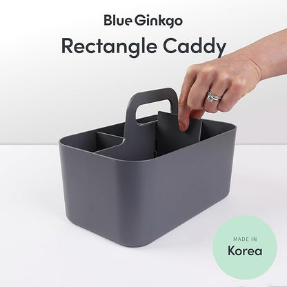 BLUE GINKGO Stackable Organizer Caddy – Korean-Made Portable Tote - Image 2