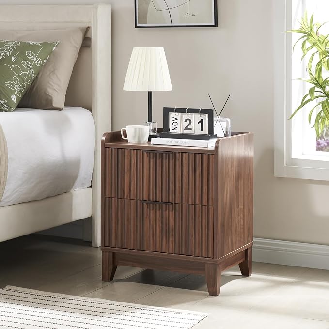 Wnutrees Fluted Nightstand - Image 6