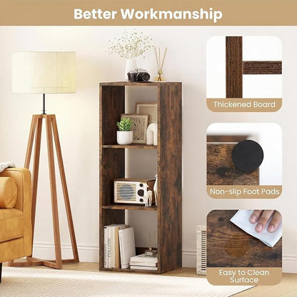 POWERSTONE 3 Cube Storage Organizer Set of 2, 3 Tier Cubby Bookshelf - Image 5