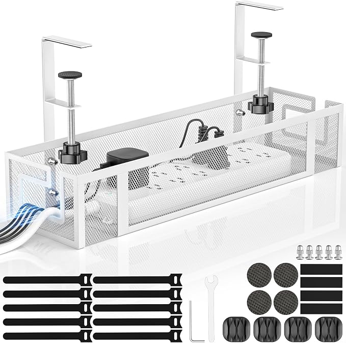 Under Desk Cable Management Tray by GZOKMOG