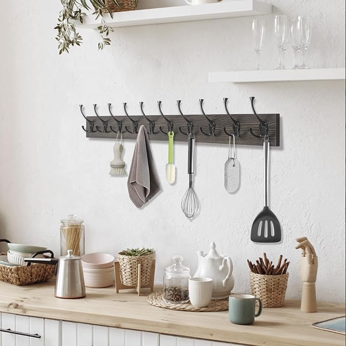 IBosins Wall Mounted Coat Rack - Image 4