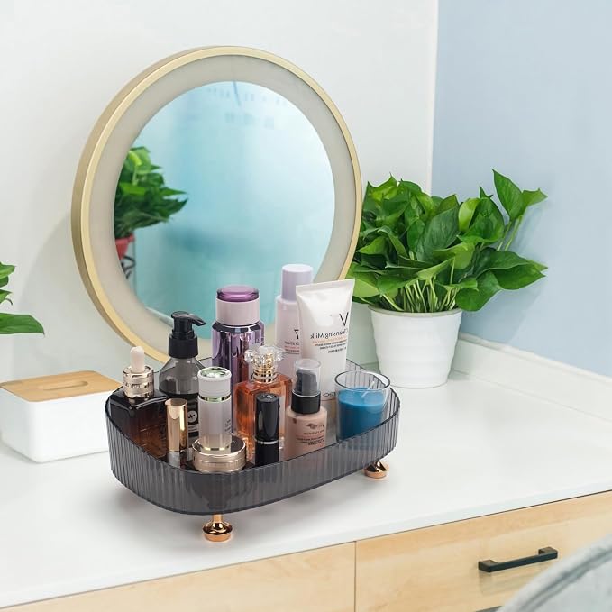 CESTATIVO Makeup Perfume Organizer, Bathroom Vanity Tray, Decorative Dresser - Image 5