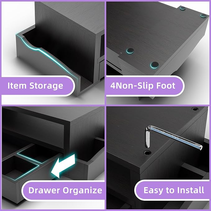 Simple Trending Wood Monitor Stand Riser - Image 4