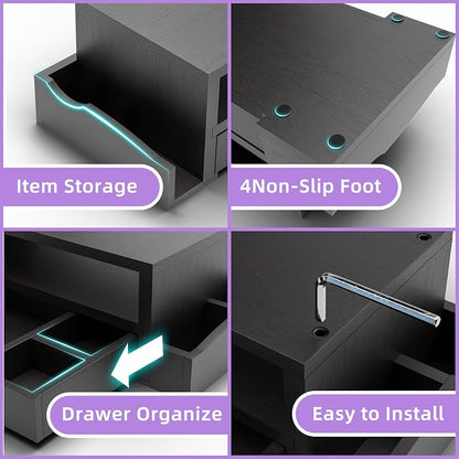 Simple Trending Wood Monitor Stand Riser - Image 4