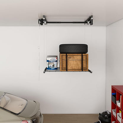 Montary 4x4 FT Overhead Garage Storage Rack - Image 9