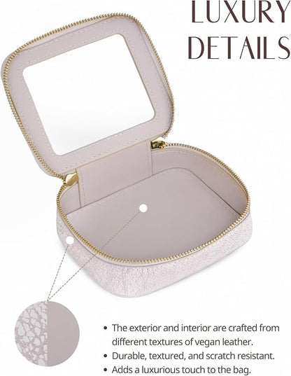 Popvibe Clear Makeup Bag Travel Cosmetic Case Transparent Toiletry Bag - Image 5