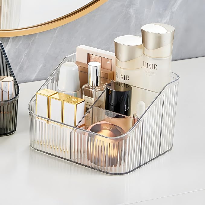 Clear Makeup Brush Holder & Organizer - Image 2