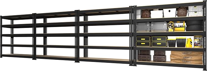 PrimeZone 48" W x 18" D x 72" H Garage Shelving Heavy Duty by PrimeZone