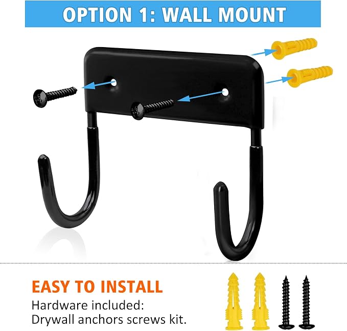 Ironing Board Hanger Wall Mount, Ironing Board Holder Iron Board Organizer Wall - Image 4