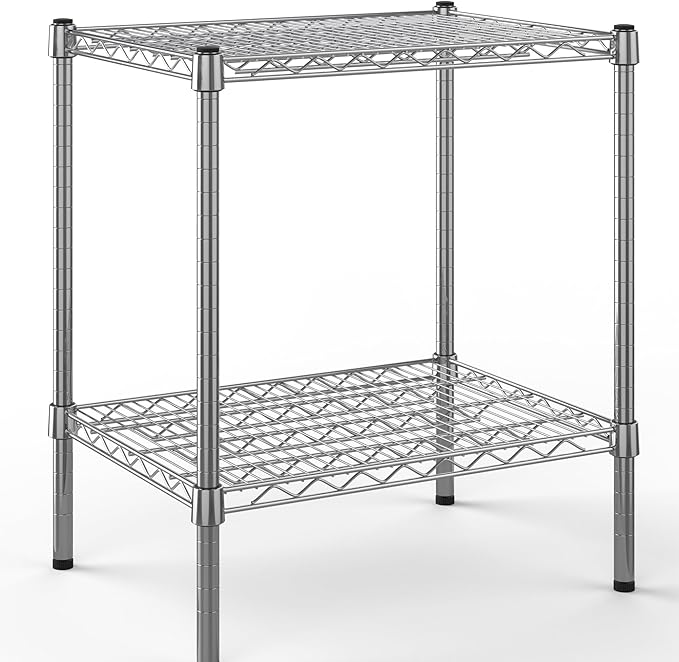 18" Deep x 24" Wide x 27" Height Wire Shelving Kit | 2-Tier | NSF Commercial by Regal+Altair