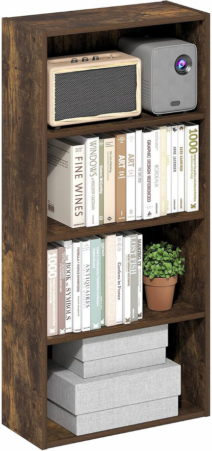 Furinno Basic Book Shelf, 4-Tier Bookcase by Furinno-FitsYourSpaceFitsYourBudget